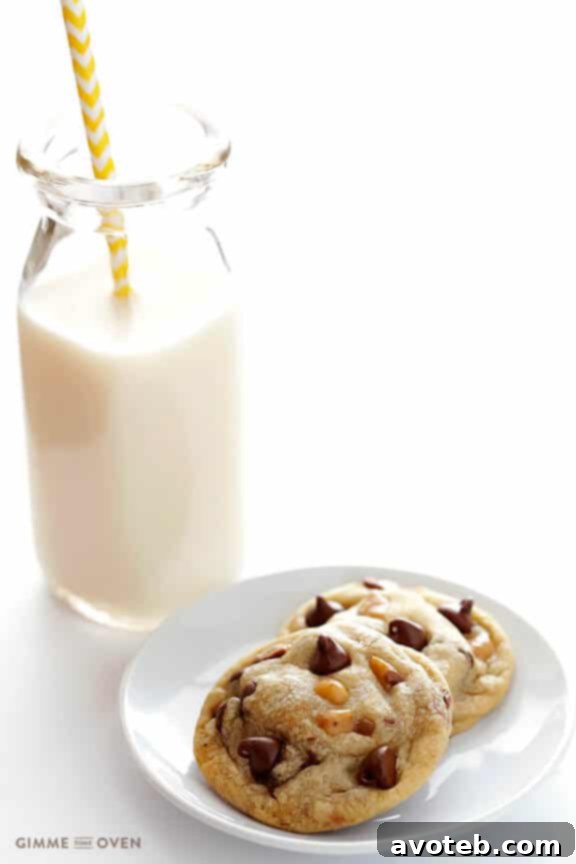Toffee Chocolate Chip Cookies - Simply Delicious!