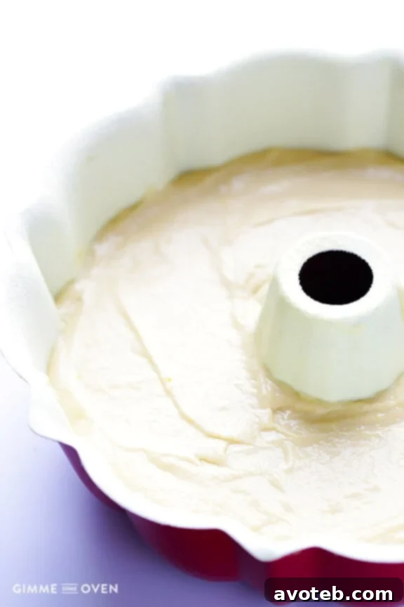 Handcrafted Rum Cake 5 Bundt pan coated with sugar, ready for rum cake batter