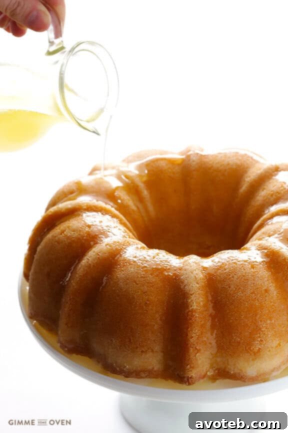 Handcrafted Rum Cake 8 Inverting a homemade rum cake onto a serving plate