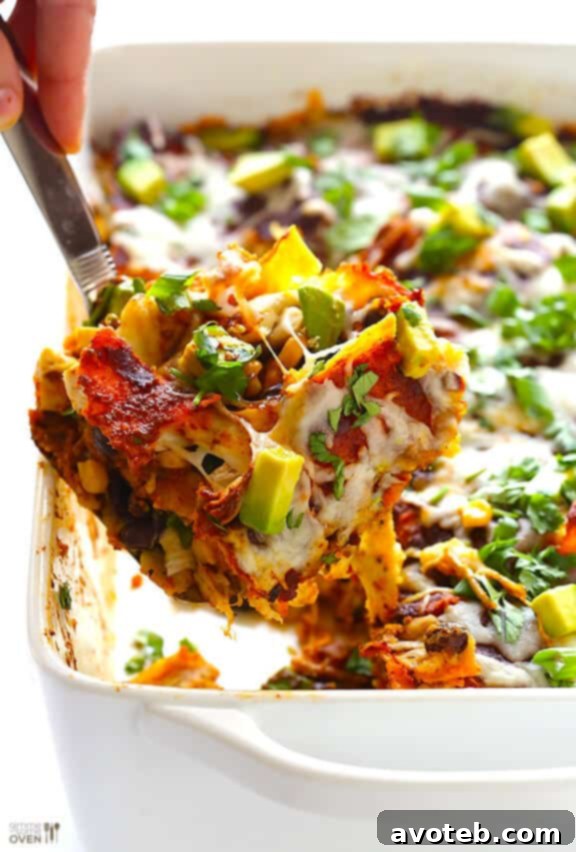 The 14 Recipes You Couldn't Get Enough Of in 2014 4 Chicken Enchilada Casserole | Easy Stacked Enchiladas Recipe