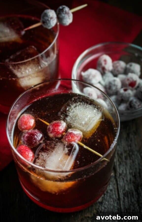 Cranberry-Ginger Sparkling Rum Cider | katieatthekitchendoor.com