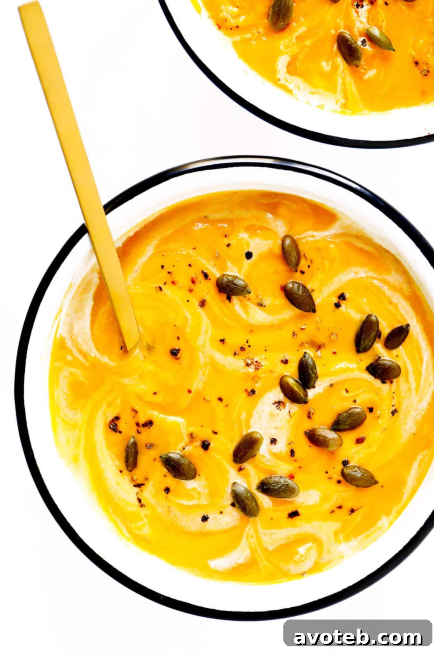 Butternut Squash Soup Recipe - A rich, creamy, and flavorful homemade soup perfect for fall.