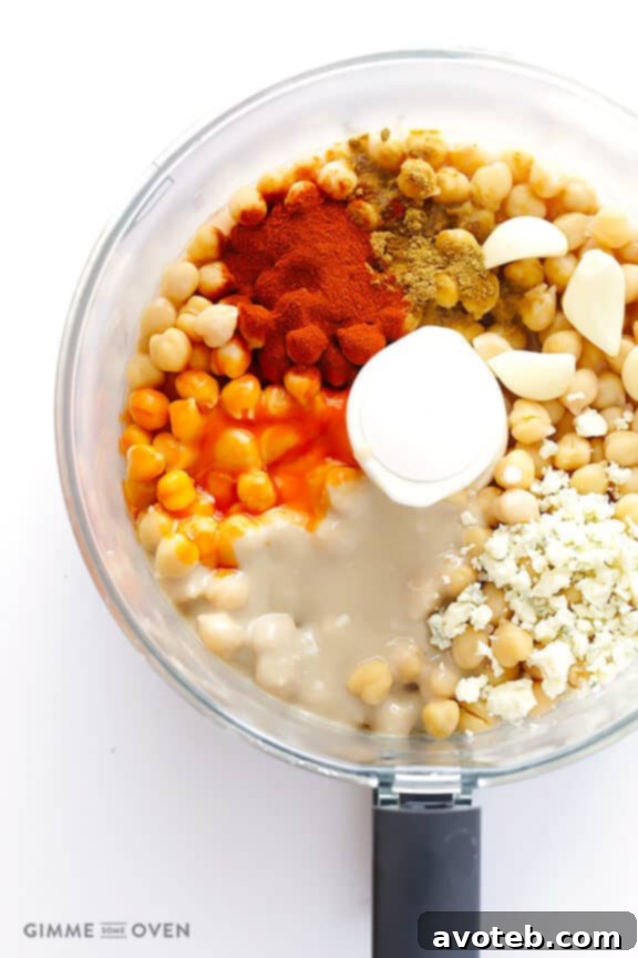 Delicious Buffalo Hummus Recipe Ingredients