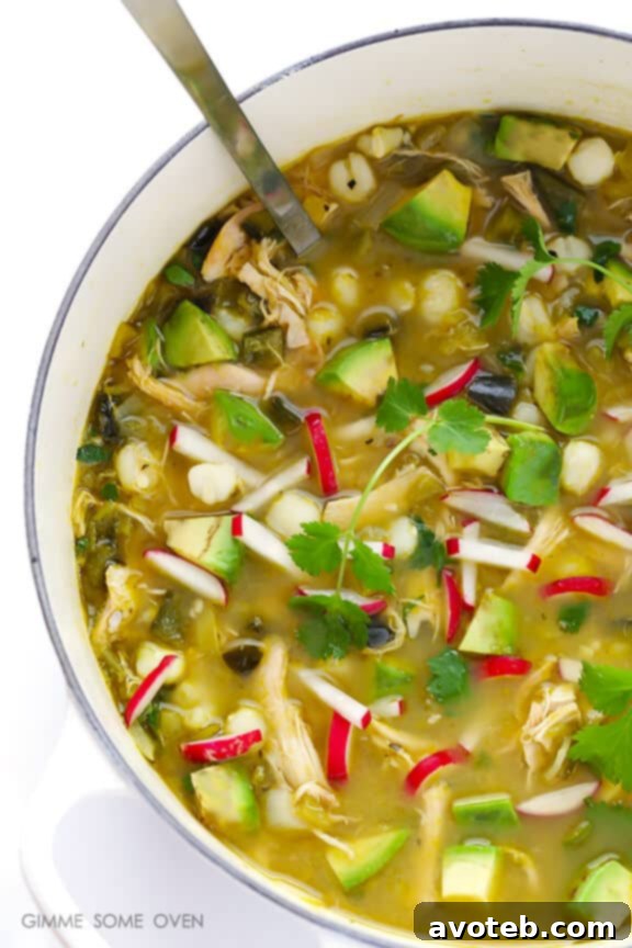 Ingredients laid out for Easy Chicken Posole Verde recipe preparation.