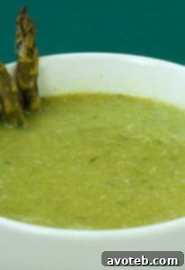 Creamy Roasted Asparagus Soup