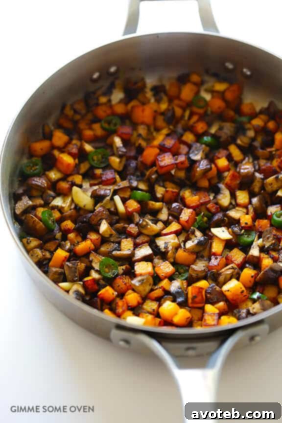 Butternut Squash and Mushroom Tacos Recipe | gimmesomeoven.com #glutenfree