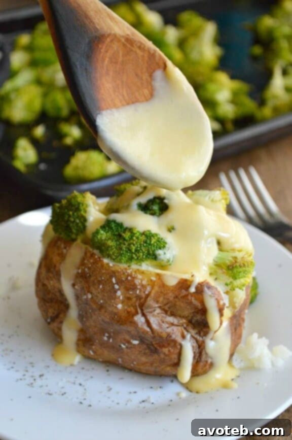 Guilt-Free Comfort Classics 8 Cheesy Broccoli Potatoes | sugardishme.com