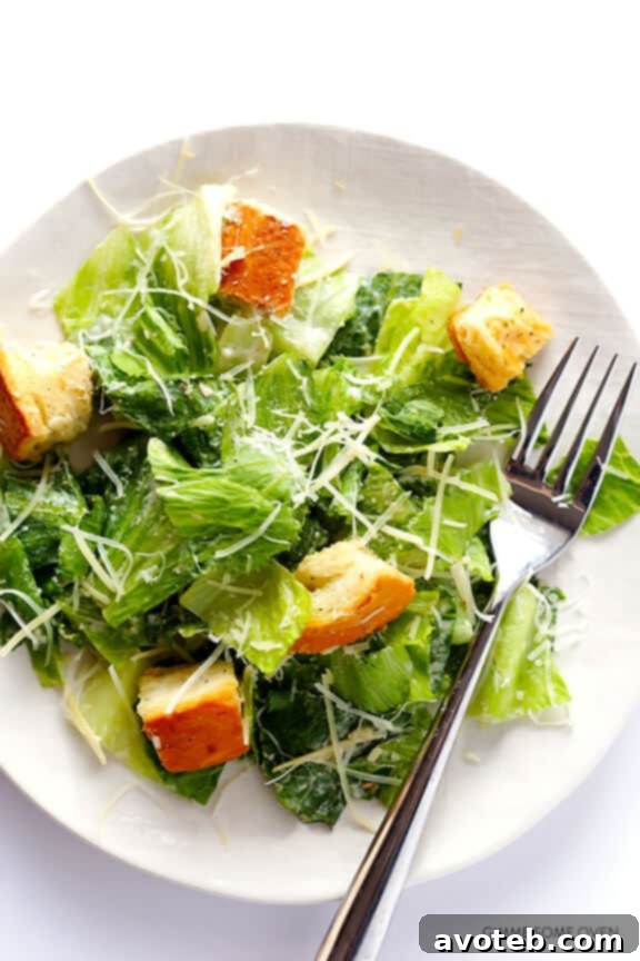 Guilt-Free Caesar Greens 3 Lighter Caesar Salad with Creamy Greek Yogurt Dressing