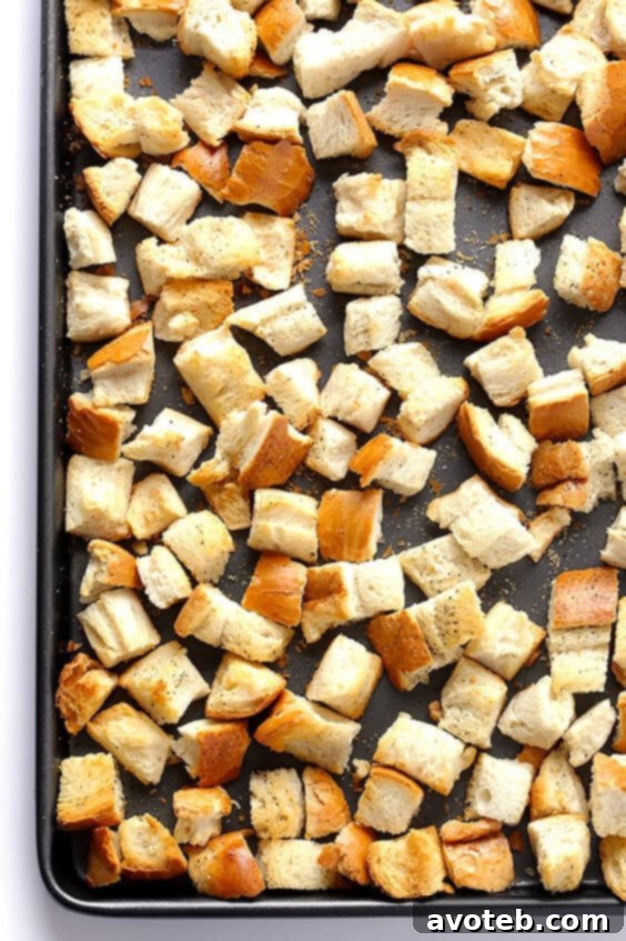 Guilt-Free Caesar Greens 5 Lighter Caesar Salad with homemade croutons