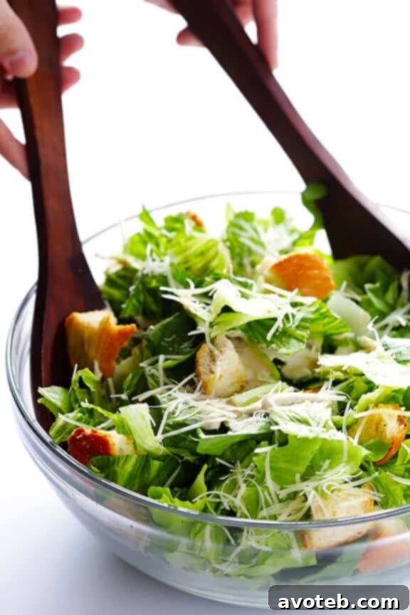 Guilt-Free Caesar Greens 6 Assemble a Lighter Caesar Salad with fresh ingredients