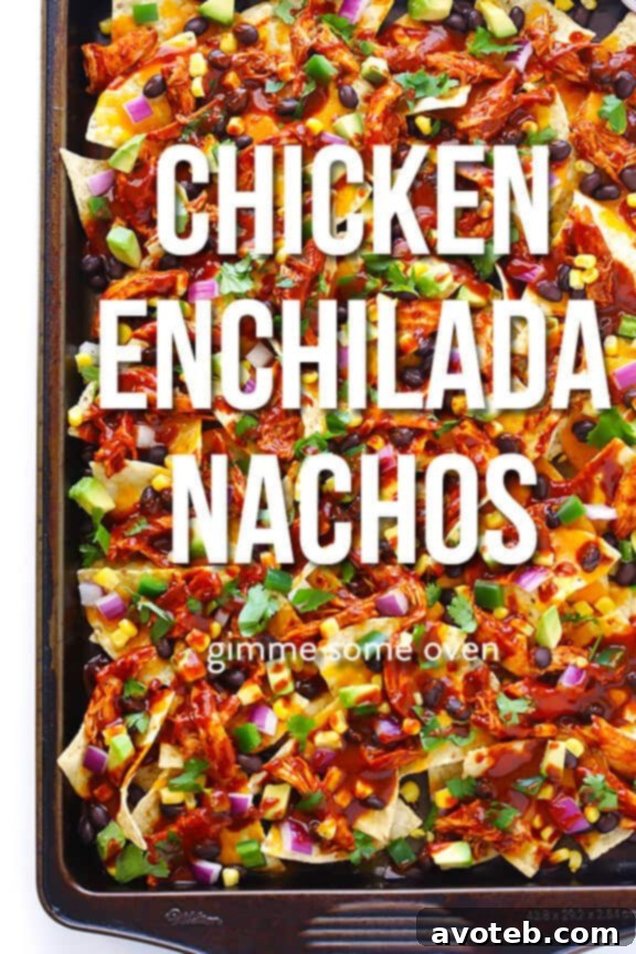 Loaded Chicken Enchilada Nachos 7 Enjoying Chicken Enchilada Nachos with Friends and Family