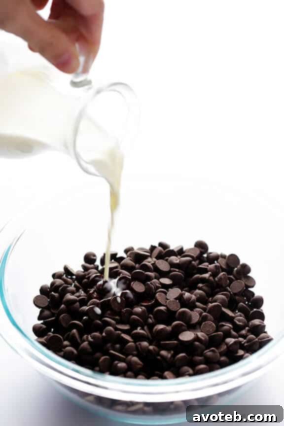 Making Whiskey Dark Chocolate Truffles Step-by-Step