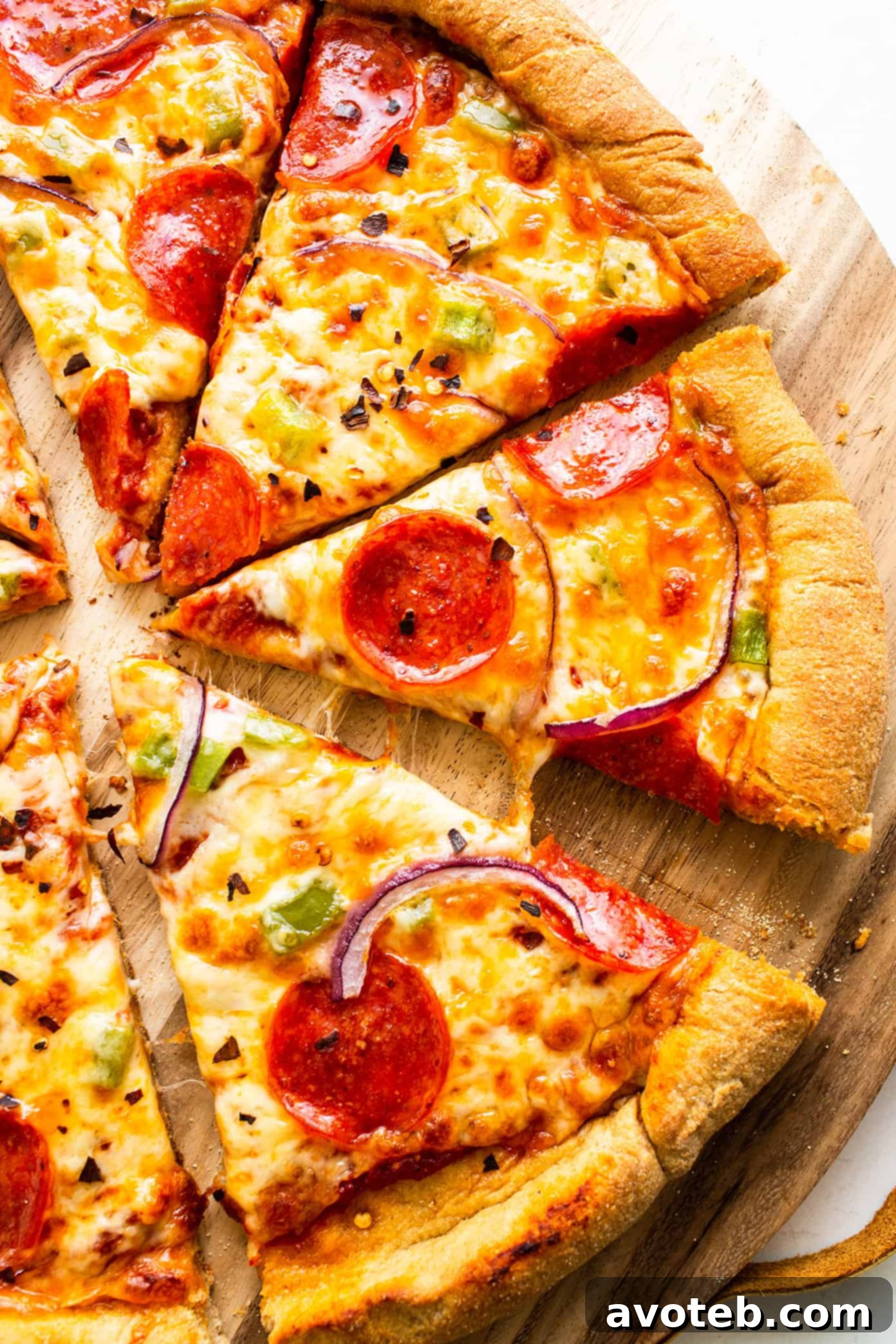 Delicious Whole Wheat Pizza Dough, ready for toppings