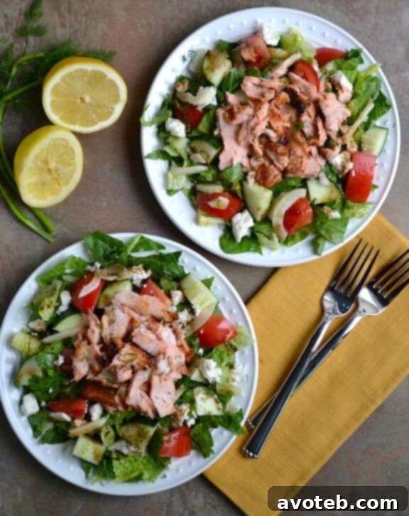 Greek Salmon Salad