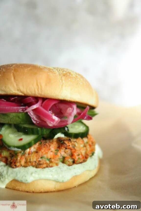 Asian Salmon Burger