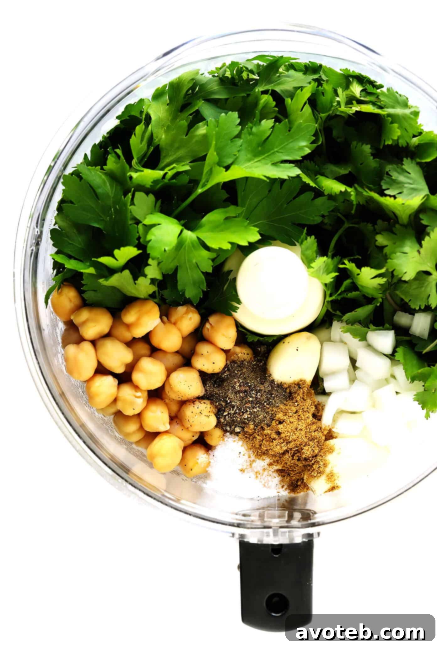 Homemade Falafel Ingredients