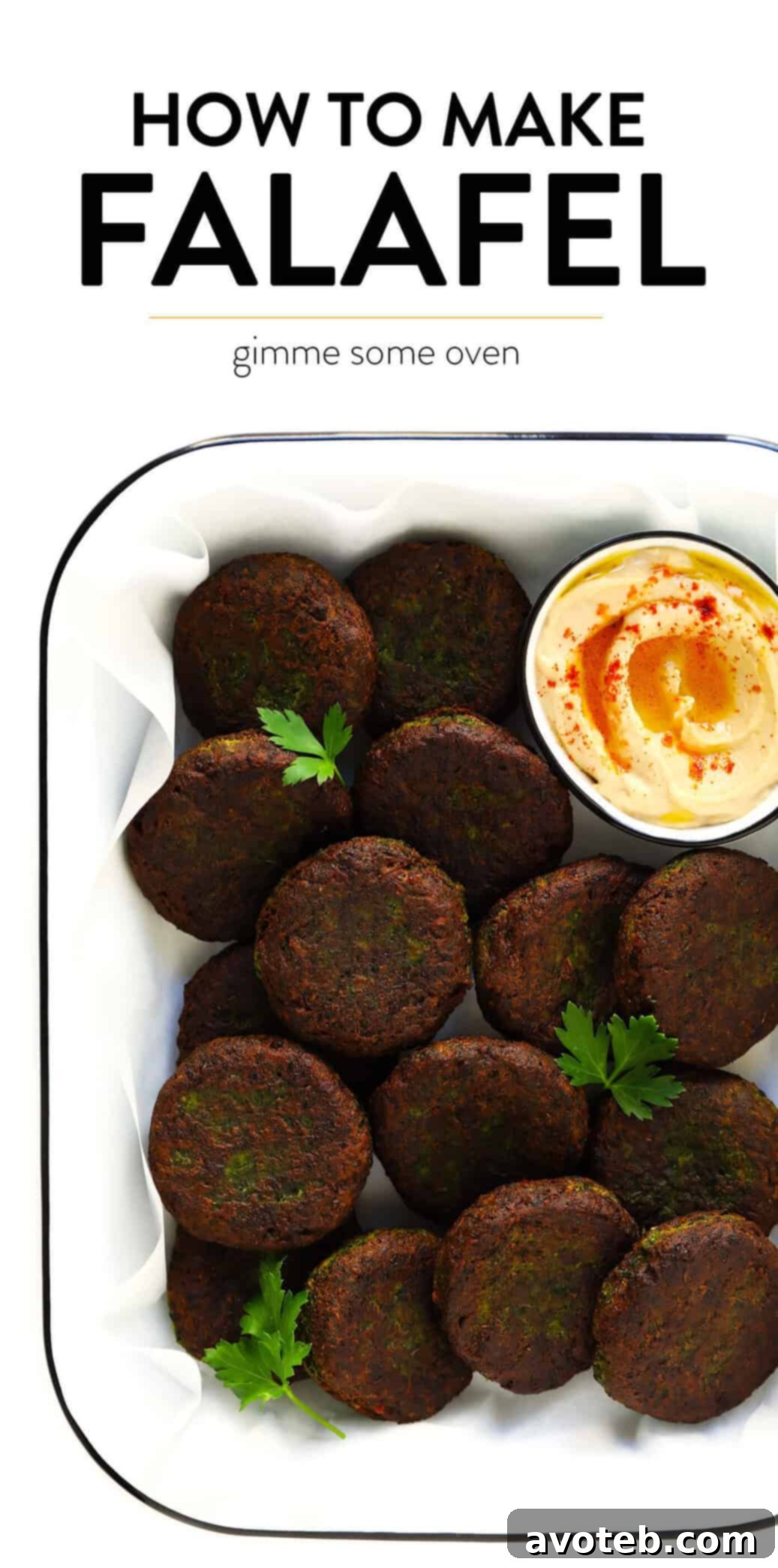 Close up of Falafel