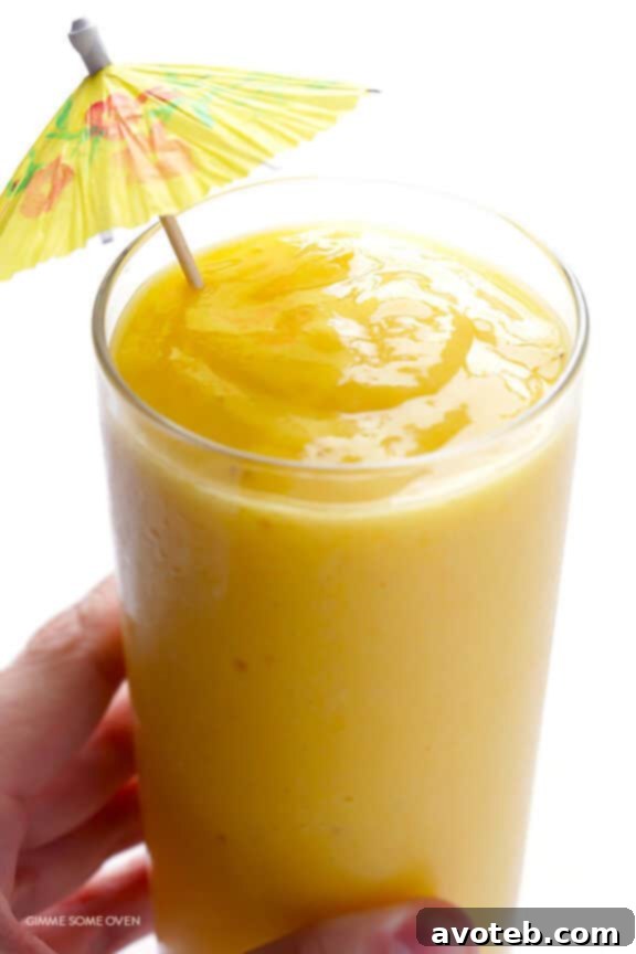 Your 5-Ingredient Tropical Escape Smoothie 5 Blended 5-Ingredient Tropical Smoothie