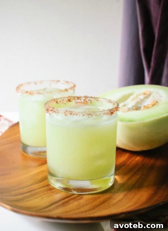 15 Must Try Margarita Creations 16 A light and refreshing fresh honeydew margarita, subtly sweet and elegantly presented.