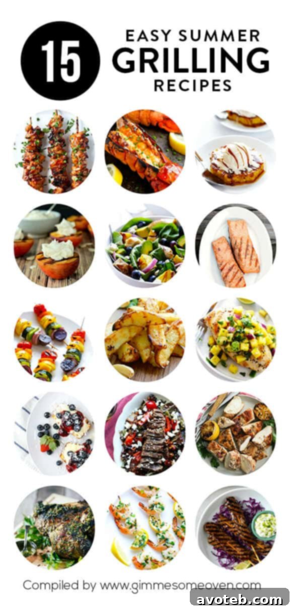 15 Simple Summer BBQ Ideas 2 A delicious collection of easy grilling recipes that are always a hit!