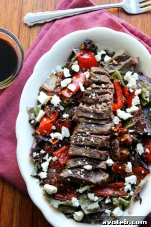15 Simple Summer BBQ Ideas 14 Steak Salad with Balsamic Vinaigrette