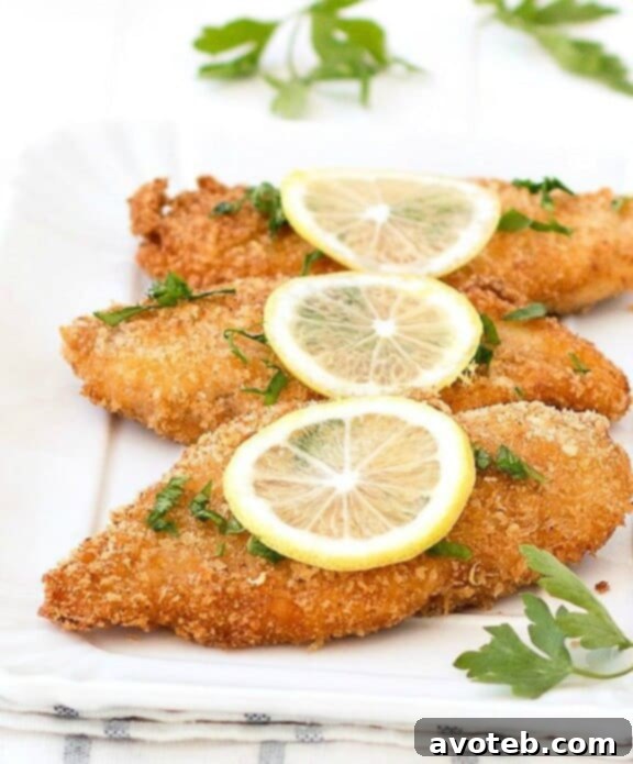 Crispy Baked Chicken Breasts - A simple yet delicious recipe for perfectly crispy baked chicken breasts from As Easy as Pie.