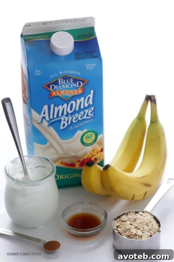 Liquid Banana Bread 3 Creamy Banana Bread Smoothie in a glass, ready to be enjoyed.