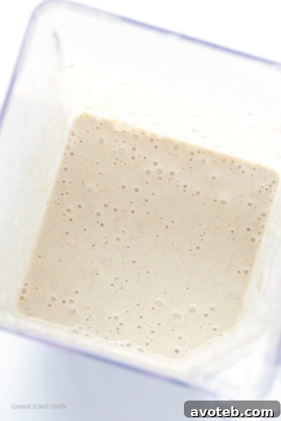 Liquid Banana Bread 5 Ingredients being added to a blender for the Banana Bread Smoothie.