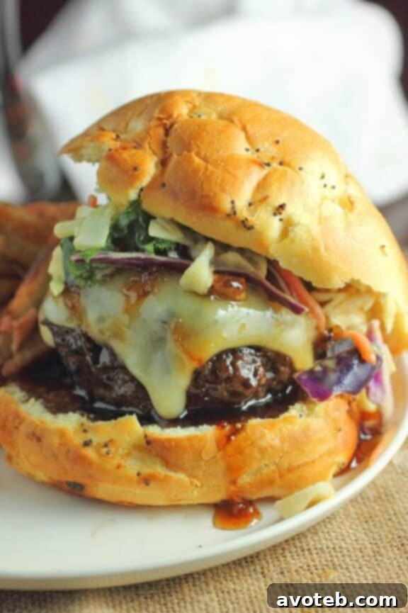 Asian Style Burger | bsugarmama.com