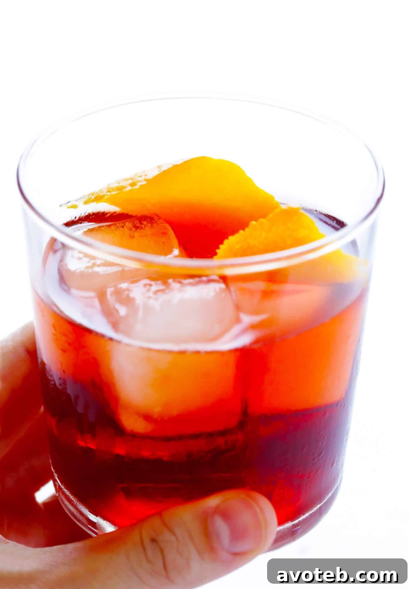 Raise a glass to Negroni Week with this iconic, easy-to-make Italian aperitif, a perfect blend of bitter and sweet. A Negroni cocktail in celebration of Negroni Week, garnished with an orange slice and served over ice