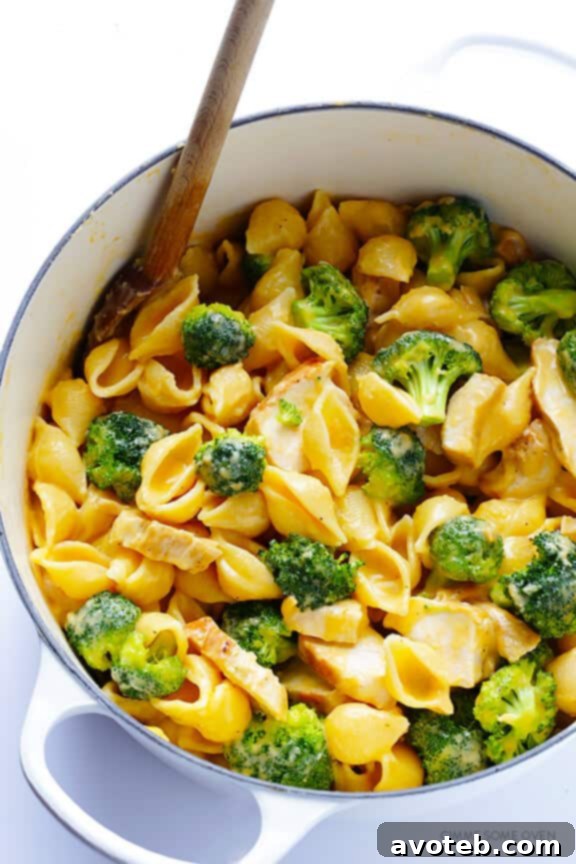 Broccoli Cheddar Chicken Mac and Cheese Recipe