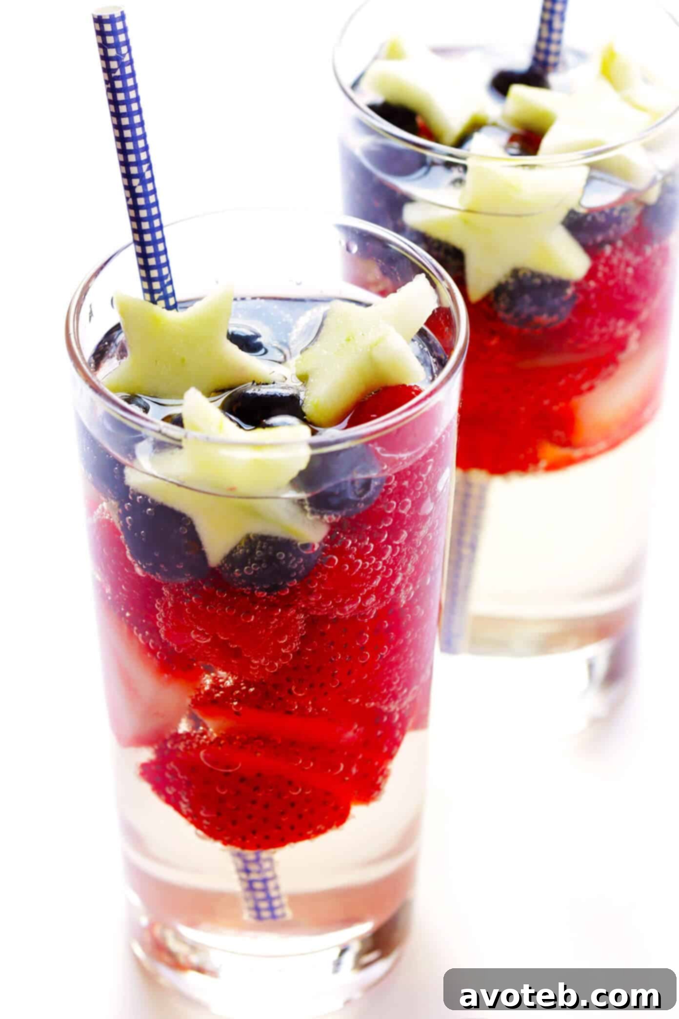 Sparkling Sangria for 4th of July