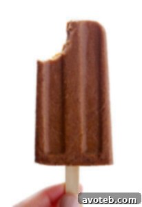 6-Ingredient Chocolate Peanut Butter Fudge Pops