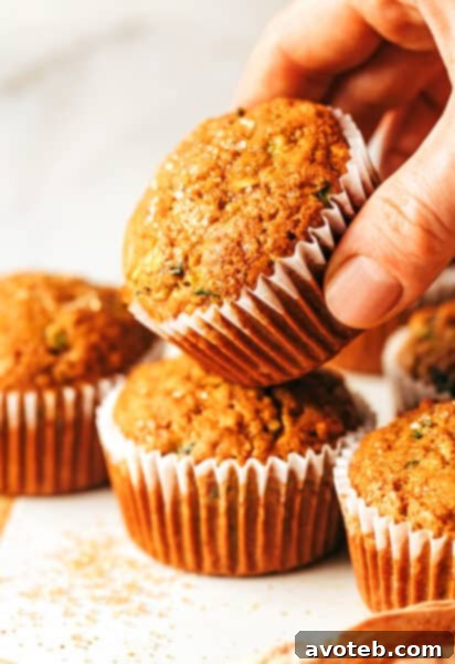 Healthy Zucchini Muffins