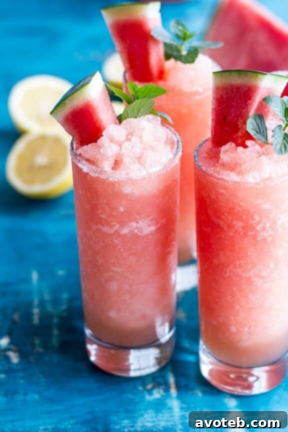 Pink Watermelon Lemonade Slushies | halfbakedharvest.com