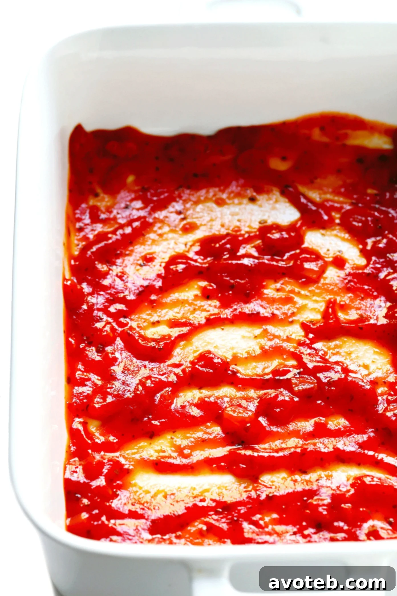 This Baked Eggplant Parmesan recipe is lightened up a bit with Panko-crusted baked (instead of fried) roasted eggplant, and layered with marinara tomato sauce, mozzarella cheese, fresh basil, and lots and lots of Parmesan. It's the perfect vegetarian casserole for Italian night, and always winner! | gimmesomeoven.com #eggplant #parmesan #vegetarian #casserole #glutenfree #italian #comfortfood #lasagna Detailed Steps on How To Make Baked Eggplant Parmesan in the Oven