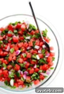 Fresh Watermelon Salsa