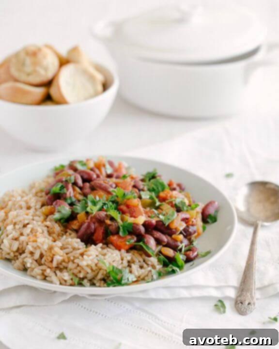 15 Vibrant Veggie Dinners 8 Red Beans and Rice | acouplecooks.com