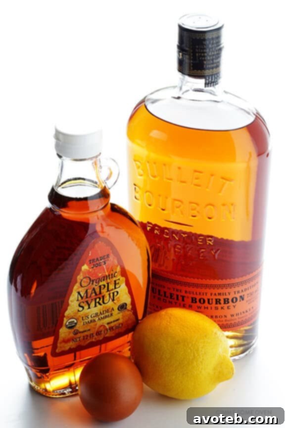 Maple Whiskey Sour -- naturally sweetened, and so refreshing! | gimmesomeoven.com