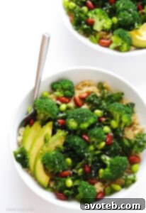 Easy Superfood Quinoa Bowl with Sriracha Almonds and Sesame Vinaigrette