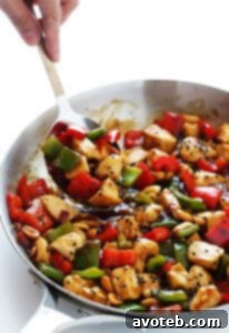 Delicious Kung Pao Chicken ready to eat