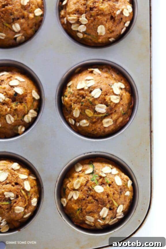 Healthy Zucchini Muffins
