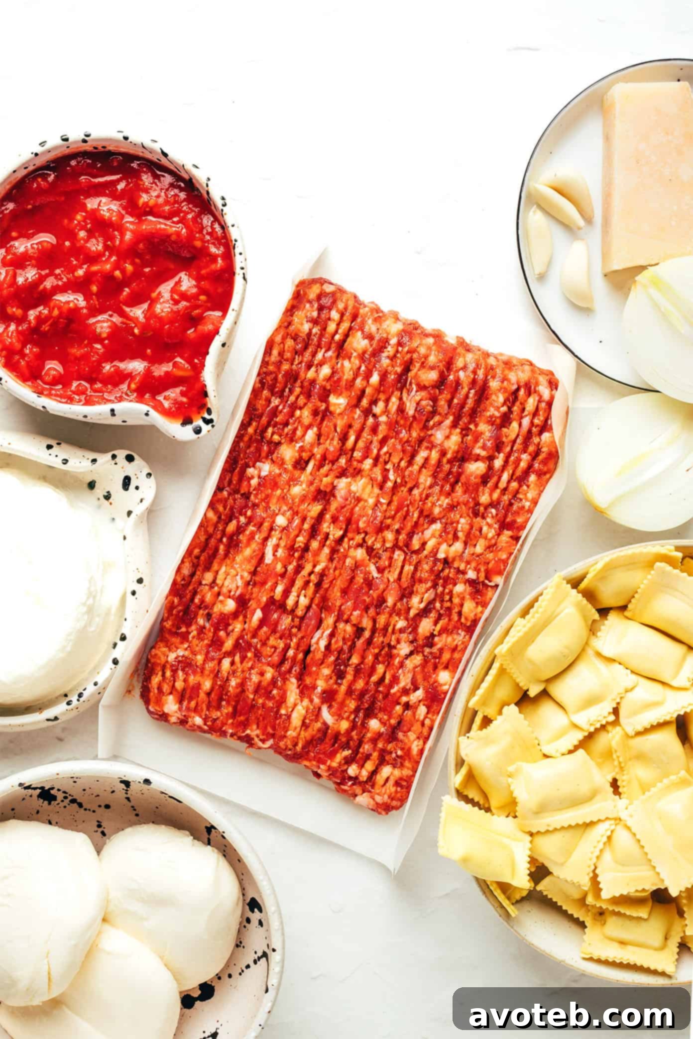 Ravioli Lasagna Ingredients