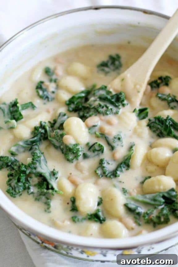 Creamy Parmesan Garlic Gnocchi | girlversusdough.com