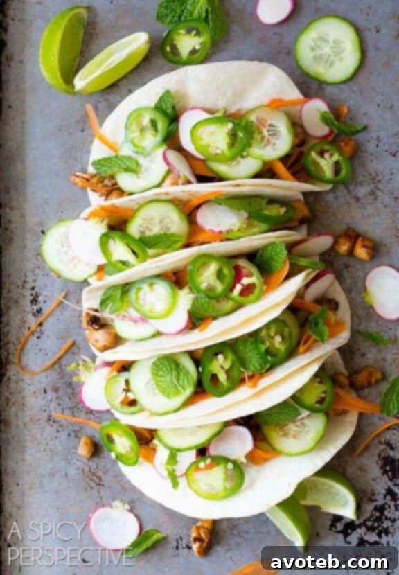15 Creative Taco Recipes 11 Vietnamese Banh Mi Street Tacos Recipe | A unique fusion of Vietnamese and Mexican flavors from A Spicy Perspective.