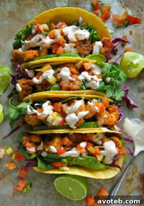 15 Creative Taco Recipes 13 Chipotle Shrimp Tacos Recipe | Quick and spicy shrimp tacos from Heather Christo.