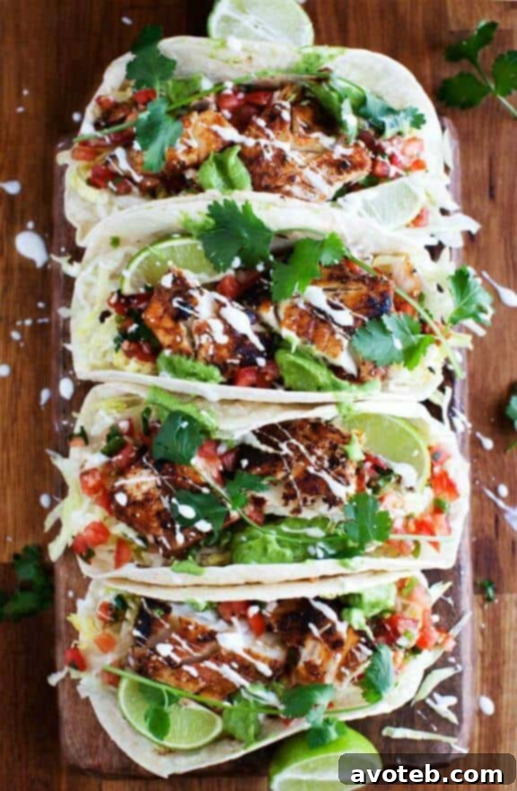 15 Creative Taco Recipes 8 Cajun Fish Tacos Recipe | Spicy and flavorful seafood tacos from Curious Nut.