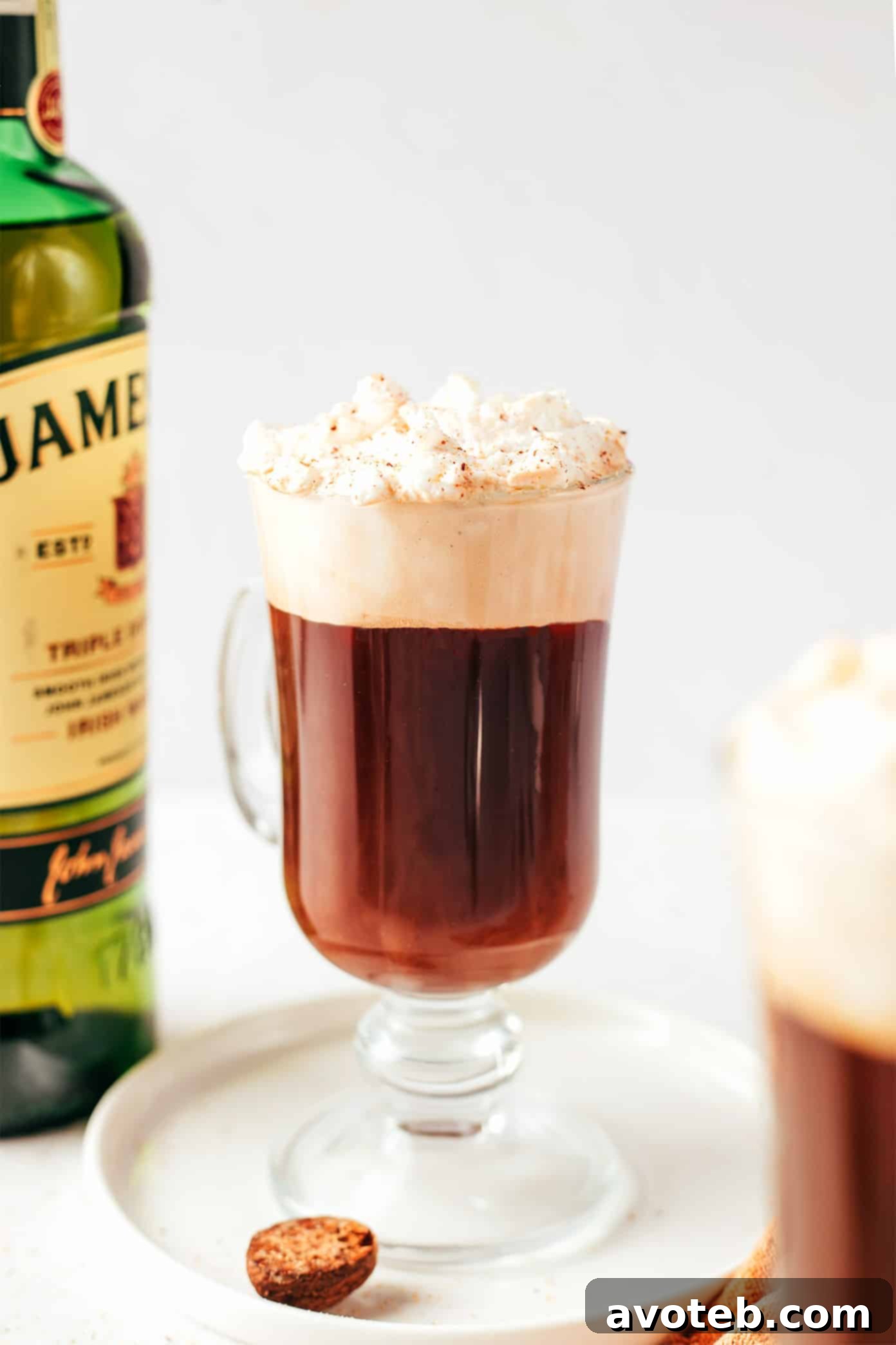 Emerald Isle Elixir 5 Five glasses of Irish coffee variations.