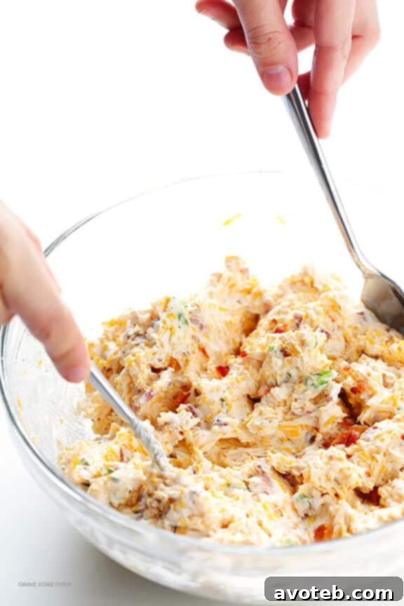 5-Minute Cheddar Bacon Ranch Dip Recipe -- easy to make with just 6 simple ingredients, and SO good! | gimmesomeoven.com