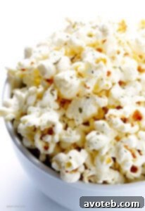 Olive Oil and Parmesan Popcorn